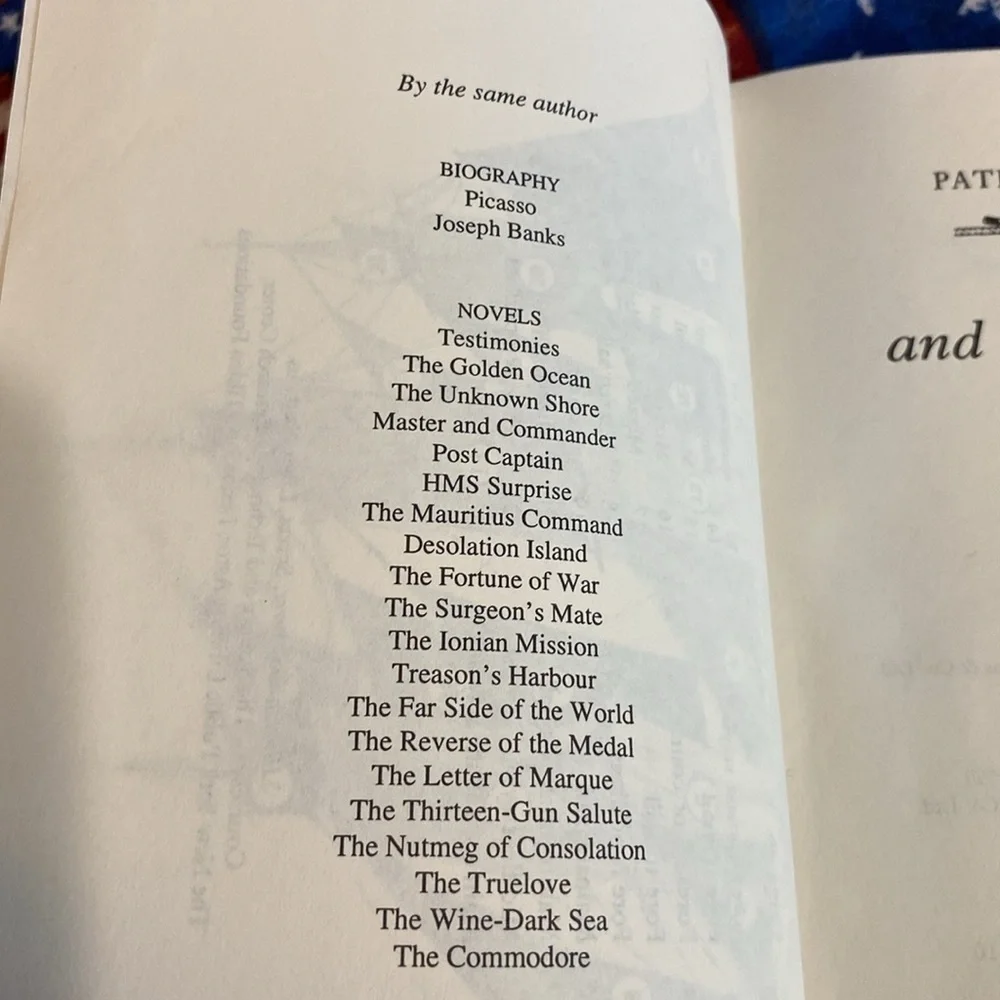 Master And Commander Patrick OBrian Paperback 1990 Historical Fiction Book
